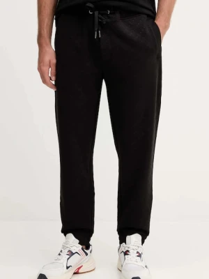 Joop! spodnie dresowe męskie kolor czarny wzorzyste 30047443