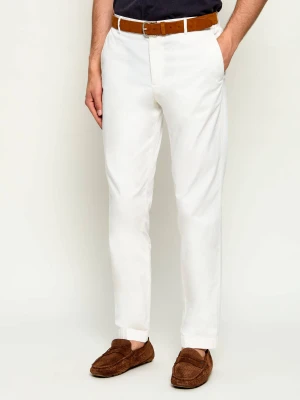 Joop! Spodnie Sake-D | Slim Fit biały