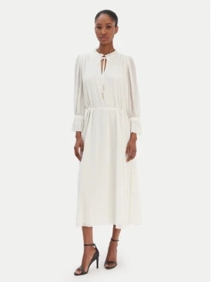 JOOP! Sukienka codzienna Dinah2 30100718 Écru Regular Fit