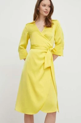 Joop! sukienka kolor żółty mini prosta 3004213810017010