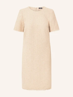 Joop! Sukienka Tweedowa Deani Z Błyszczącą Przędzą beige