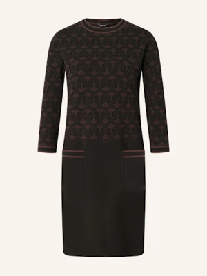 Joop! Sukienka Z Dzianiny Klamie Z Rękawami 3/4 braun