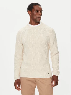 JOOP! Sweter 17 JK-28Diamondo 30043058 Écru Modern Fit