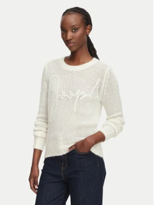 JOOP! Sweter 263Kn32Korin 30103314 Kremowy Slim Fit