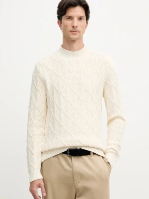Joop! sweter bawełniany męski kolor beżowy 30047403