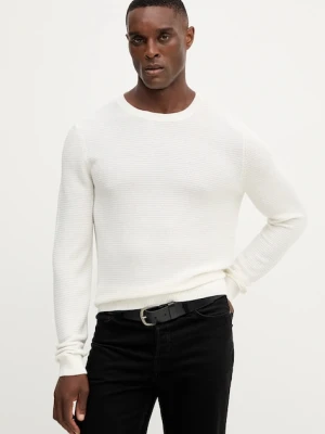 Joop! sweter bawełniany męski kolor biały lekki 30046918