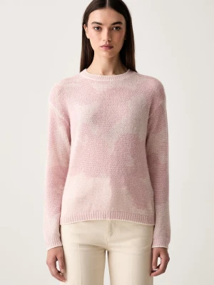 Joop! sweter damski z wełną różowy
