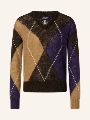 Joop! Sweter Karga Z Alpaki braun brązowy