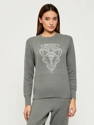 Joop! Sweter Karol | Regular Fit | z dodatkiem jedwabiu