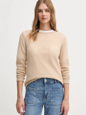 Joop! sweter kaszmirowy damski kolor beżowy lekki 30047487