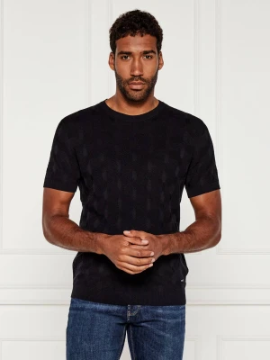 Joop! Sweter Mailon | Regular Fit | mercerised czarny