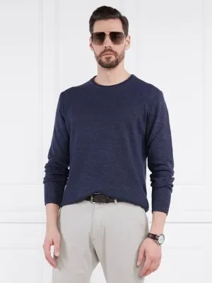 Joop! Sweter Mendor | Regular Fit | z dodatkiem lnu