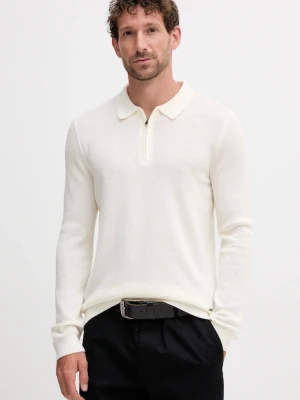 Joop! sweter męski kolor beżowy lekki 30046919
