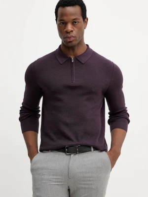 Joop! sweter męski kolor fioletowy lekki 30046919