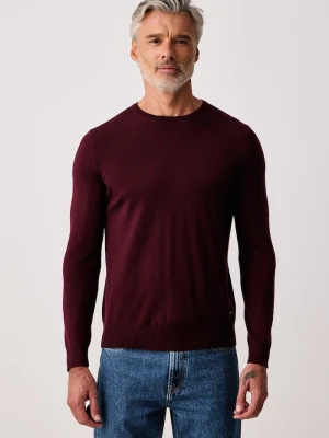 Joop! sweter męski wełniany bordowy