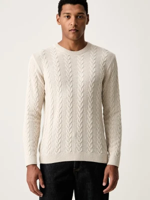 Joop! sweter męski z wełną beżowy