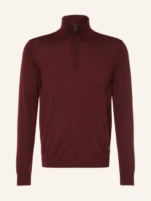 Joop! Sweter Typu Troyer Dario rot CIEMNOCZERWONY