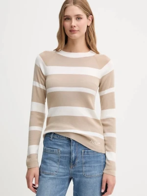 Joop! sweter wełniany damski kolor beżowy lekki 30047626