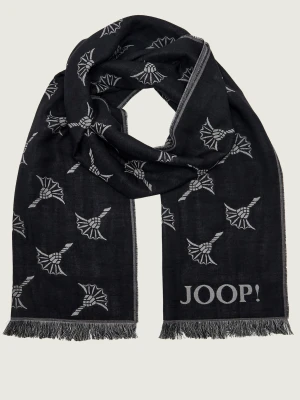 Joop! Szal Feris-PC | z dodatkiem wełny czarny