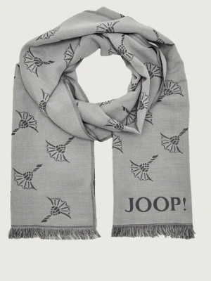 Joop! Szal Feris-PC | z dodatkiem wełny szary
