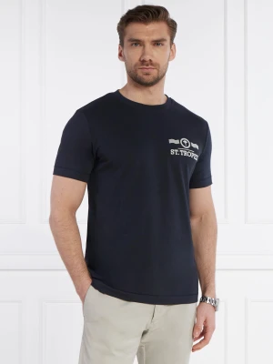 Joop! T-shirt Barrett | Modern fit granatowy