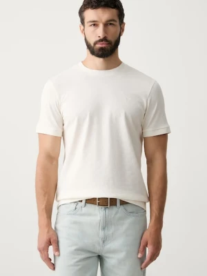 Joop! T-shirt basic męski bawełniany beżowy