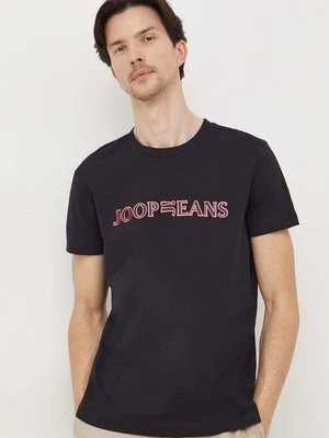 Joop! t-shirt bawełniany Cassian męski kolor czarny z nadrukiem 3004004810015540