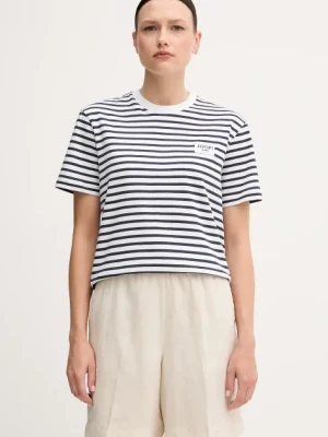 Joop! t-shirt bawełniany damski kolor granatowy 30046131