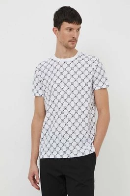 Joop! t-shirt bawełniany Tyron męski kolor biały wzorzysty 3004125510017560