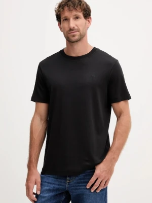 Joop! t-shirt bawełniany męski kolor czarny gładki 30045539