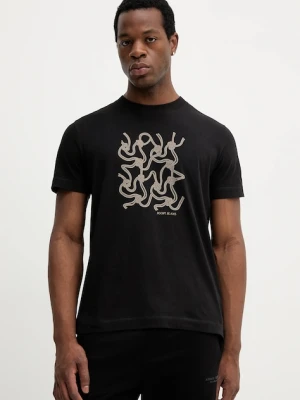Joop! t-shirt bawełniany męski kolor czarny z nadrukiem 30047002
