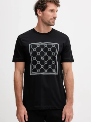 Joop! t-shirt bawełniany męski kolor czarny z nadrukiem 30047429