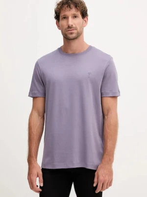 Joop! t-shirt bawełniany męski kolor fioletowy gładki 30045539