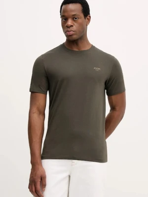 Joop! t-shirt bawełniany męski kolor zielony z nadrukiem 30045926