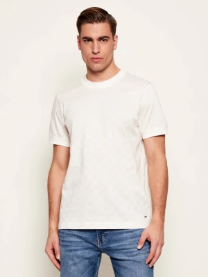Joop! T-shirt Davison | Regular Fit | mercerised kremowy