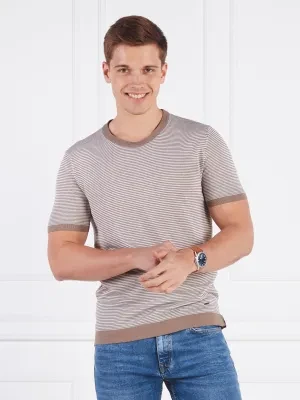 Joop! T-shirt Madrin | Regular Fit | z dodatkiem lnu