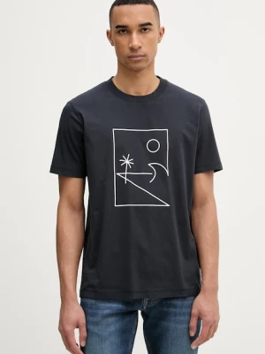 Joop! T-shirt męski bawełniany granatowy