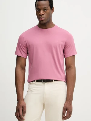 Joop! T-shirt męski bawełniany różowy
