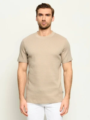 Joop! T-shirt Raulos | Regular Fit | mercerised beżowy