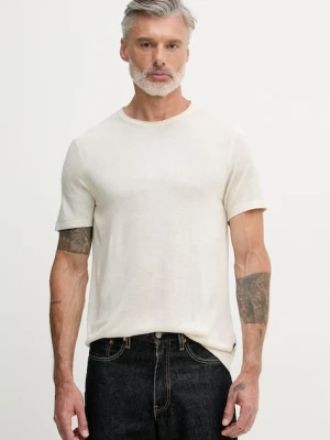 Zdjęcie produktu Joop! T-shirt swetrowy męski z dodatkiem lnu
