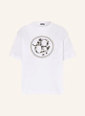 Joop! T-Shirt Z Obszyciem Ozdobnymi Kamykami weiss
