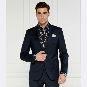 Joop! Wełniana marynarka Herby | Slim Fit