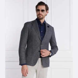 Joop! Wełniana marynarka Hoverest | Slim Fit | z dodatkiem lnu