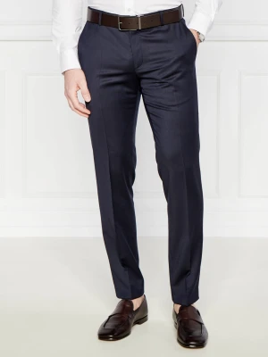 Joop! Wełniane spodnie Blayr | Slim Fit granatowy