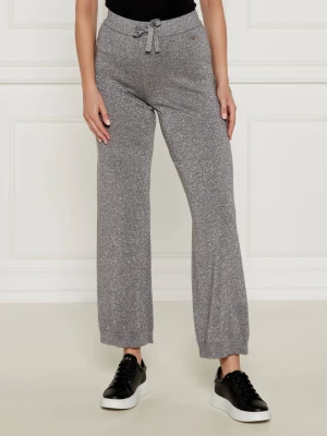 Joop! Wełniane spodnie dzianinowe 58 | flare fit