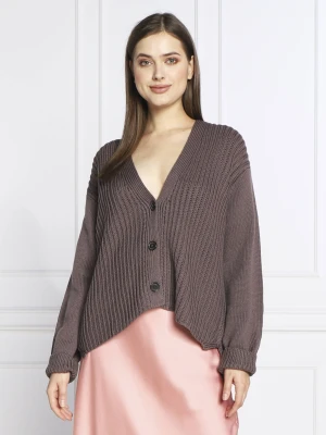 Joop! Wełniany kardigan | Relaxed fit
