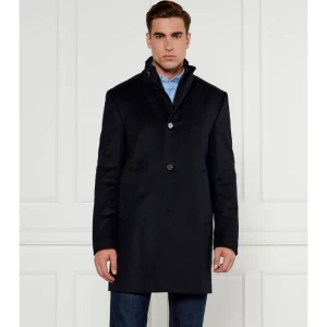 Joop! Wełniany płaszcz 17 JC-21Maron | z dodatkiem kaszmiru