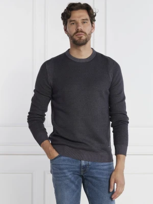 Joop! Wełniany sweter JK-15Marius | Regular Fit granatowy