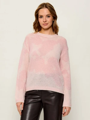 Joop! Wełniany sweter Klora | Loose fit różowy