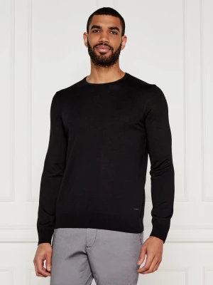 Joop! Wełniany sweter | Regular Fit czarny
